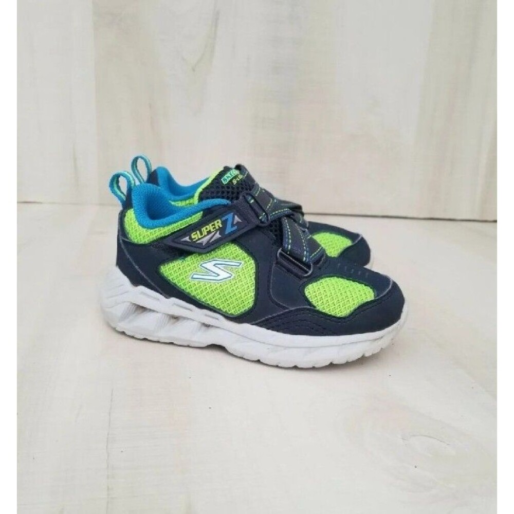 Skechers Kids Boy's Flex-Glow Lights up (Little Kid/Big Kid) Size 8
